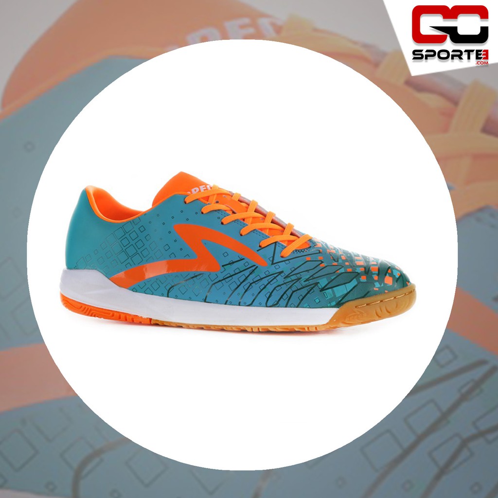 Sepatu Futsal Specs Swervo Meteor (light-blue-spirit-orange)