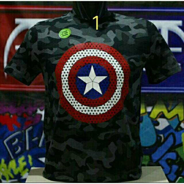 Kaos Kapten Amerika Army