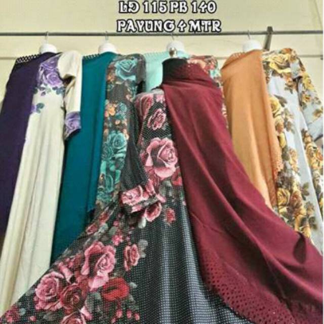 gamis misbee yarin dgn khimar laser