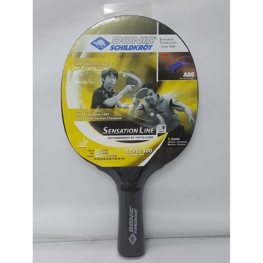 Bet bat tenis meja pingpong Donic sensation line level 500 original