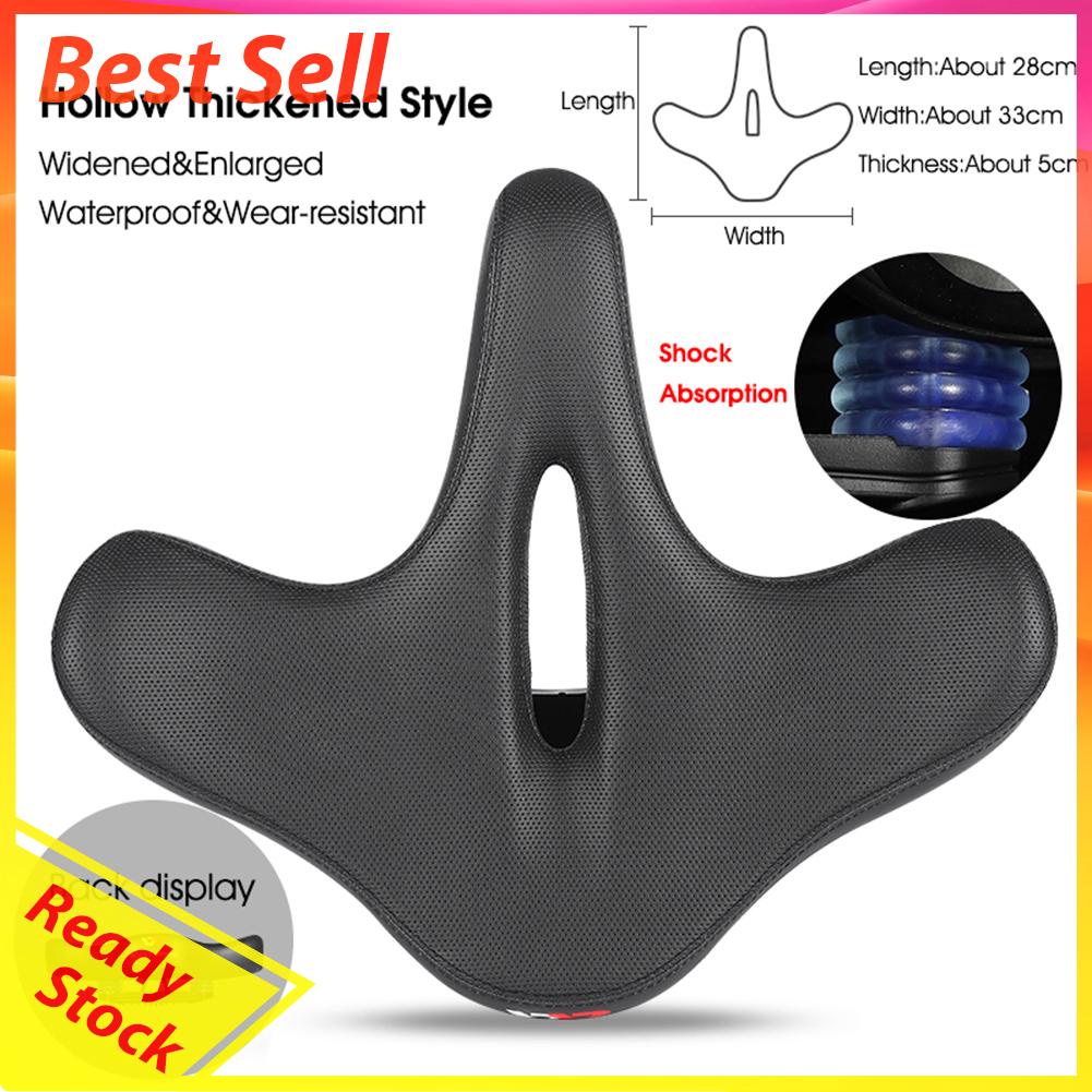 West BIKING Sadel Sepeda Lebar Ergonomis Anti Air