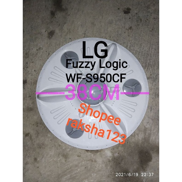 PULSATOR MESIN CUCI LG FUZZY LOGIC WF-S950CF 1 TABUNG LEBAR 38CM GIGI 11