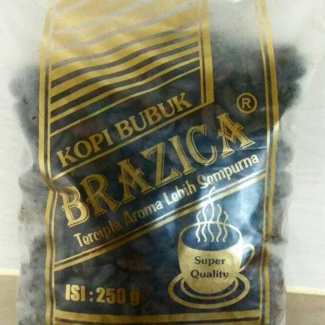 

Promo Akhir Tahun Kopi Bubuk Robusta Lampung 500 Gr. "Brazica" Gold Quality Kode 519
