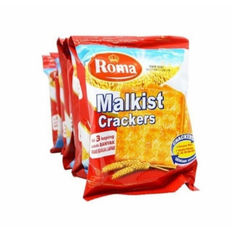 

Roma Malkist Crackers 1 renceng isi 10 bungkus murah