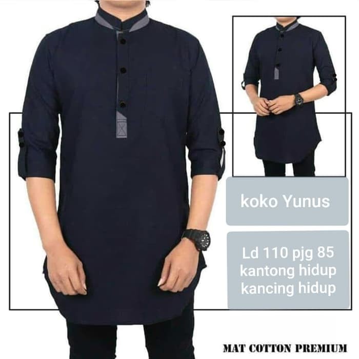 [KOKO YUNUS SC] baju koko pria katun var warna