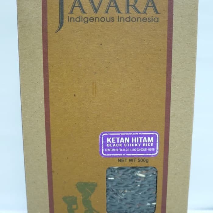 

KETAN-BERAS- JAVARA KETAN HITAM ORGANIK 500 GRAM -BERAS-KETAN.