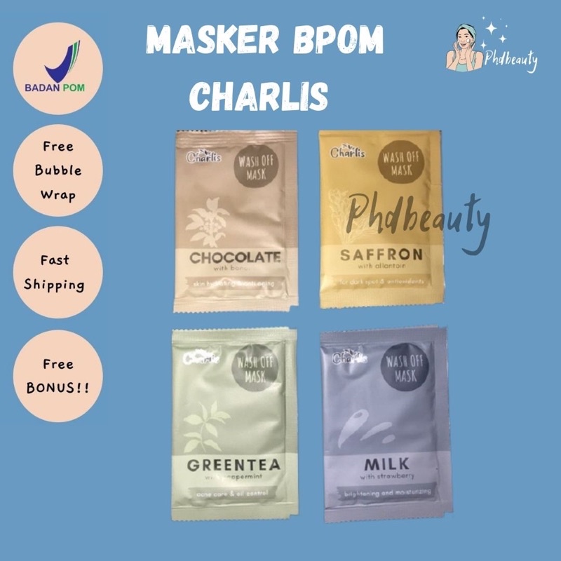 [BPOM] Charlis Wash Off Mask