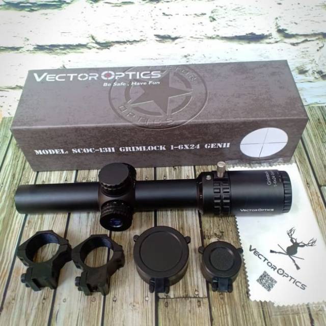 Telescope Vector Buntung Vector Optics 1-6x24 ir Grimlock Gen II Gen 2 Teleskop