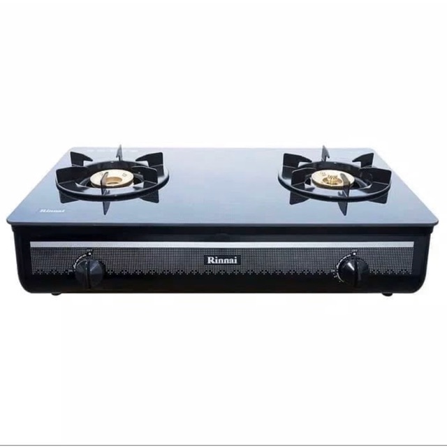 [MJA] RINNAI RI712GAB Kompor 2 Tungku Kaca Mewah Jumbo Besar