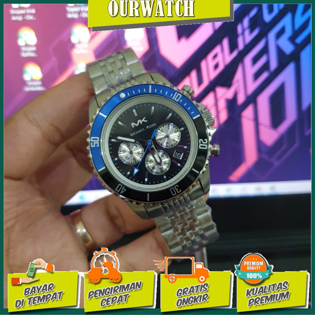 OBRAL...  JAM TANGAN PRIA MICHAEL KORS MK 8749 ORIGINAL