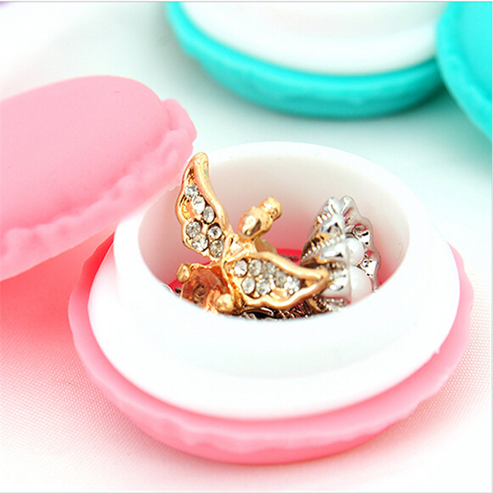 1Pc Mini Kotak Penyimpanan Perhiasan Slots / Multifungsi Untuk Gelang / Kalung / Anting / Cincin/Travel Jewelry Accessories Box