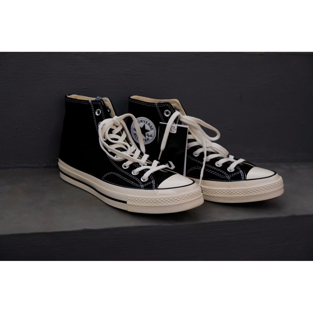 Sepatu Converse 70s High Black Original Shoes