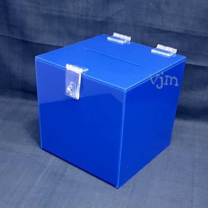 

✨ BISA COD ✨ kotak amal warna acrylic , kotak infaq akrilik , NEW Kode 1348