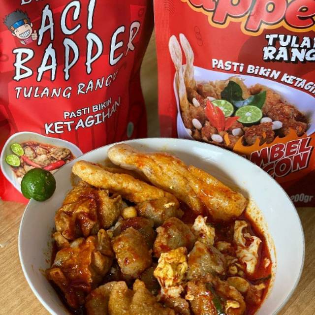 

Baso Aci Bapper Tulang Rangu Variant Original & Sambel Mercon