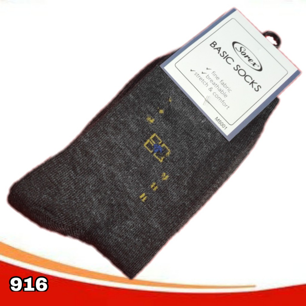 J916  KAOS KAKI PRIA SOREX M5001 KAOS KAKI PRIA