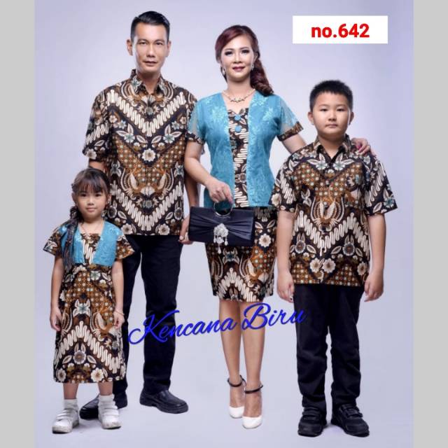 642 couple batik keluarga dewasa M - XXL, anak 2- 12 thn,sarimbit seragam