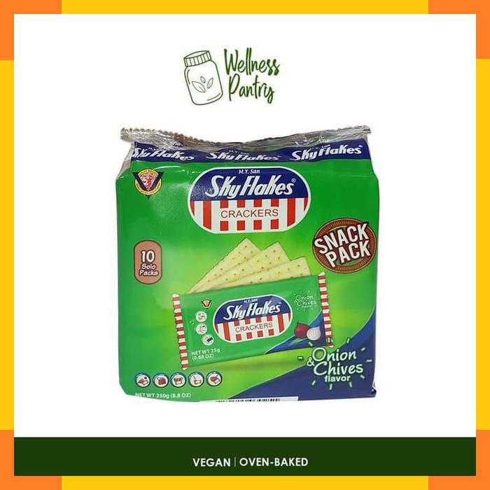 

Skyflakes Crackers Onion & Chives Flavor Snack Pack