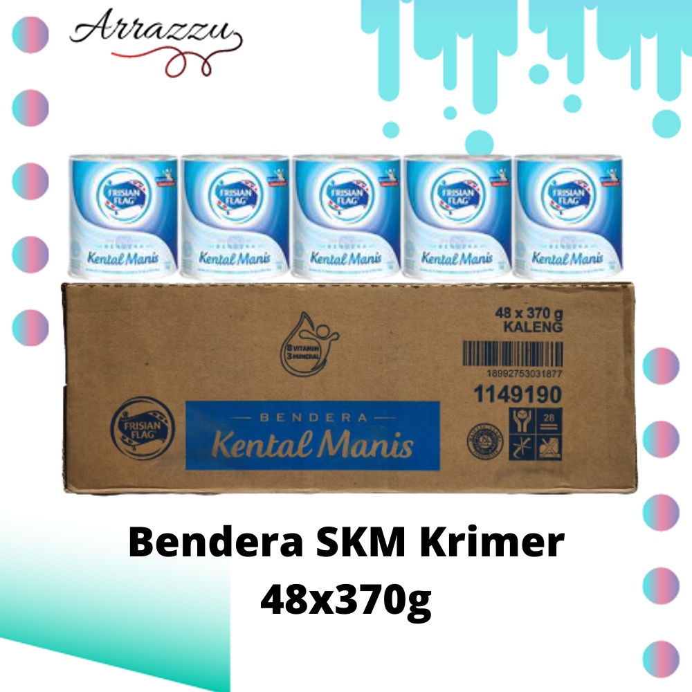 

Frisian Flag Bendera Kental Manis 370gx48 (1 Karton)