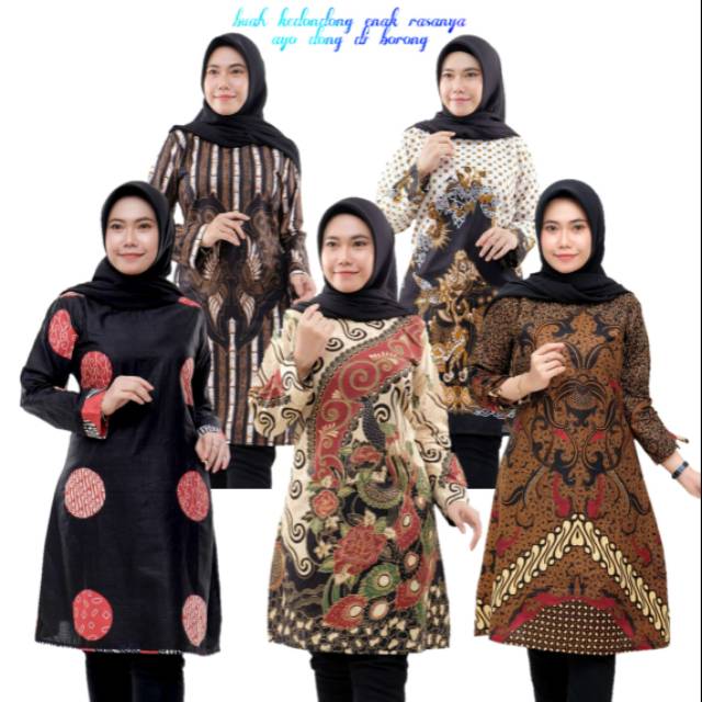 Cuci Gudang Terlaris Serut Genes Jelita Tunic Navbor Yelbor Whitbor Creambor Tunik Batik Modern Hrb030 Dolbi Dob 9Ygo5dKuwnamAW