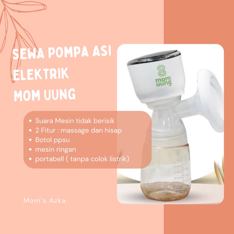 SEWA POMPA ASI ELEKTRIK MOM UUNG | HANDSFREE MOM UUNG TERBARU