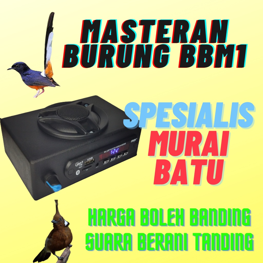 SPEAKER MASTERAN BURUNG GO BBM1 MONCER MP3 JEDA JERNIH LANGSUNG COLOK LISTRIK