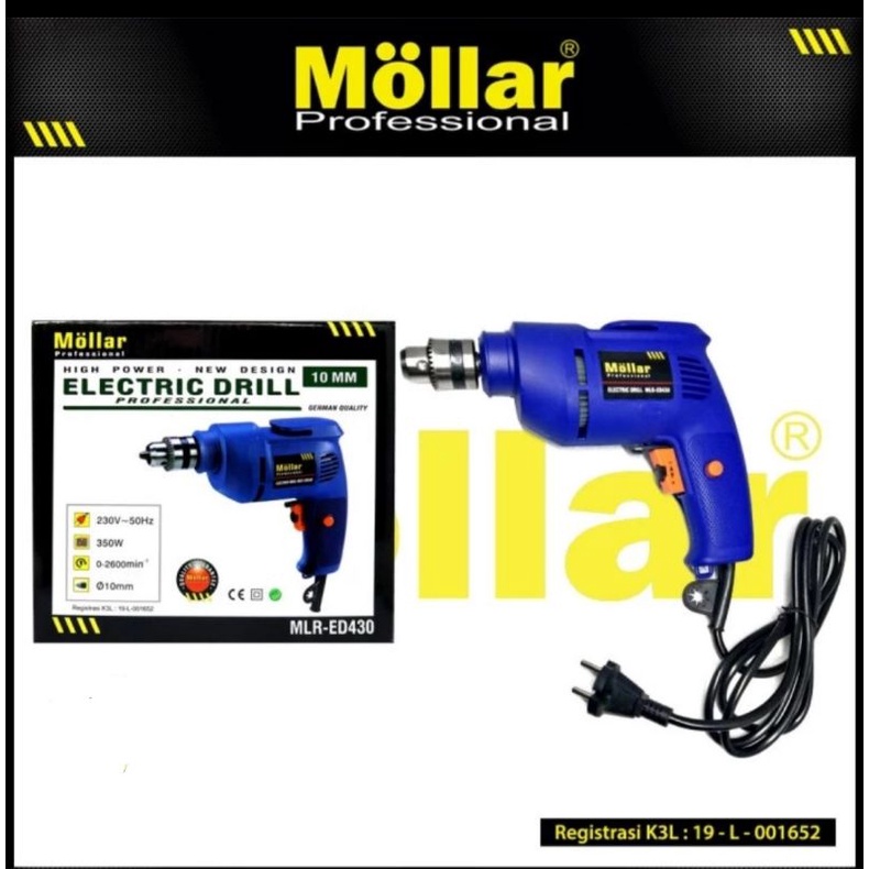 MLR ED430 mesin bor listrik electric drill 10mm ED 430