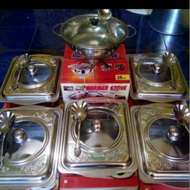 Tempat prasmanan/prasmanan 6set