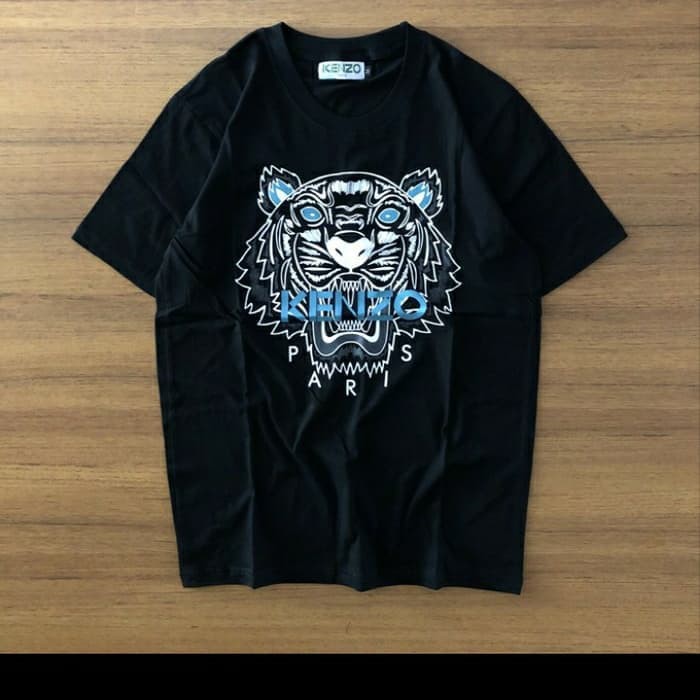 KAOS KENZO PARIS LOGO TIGER BAJU TSHIRT COMBED 30S HS-25