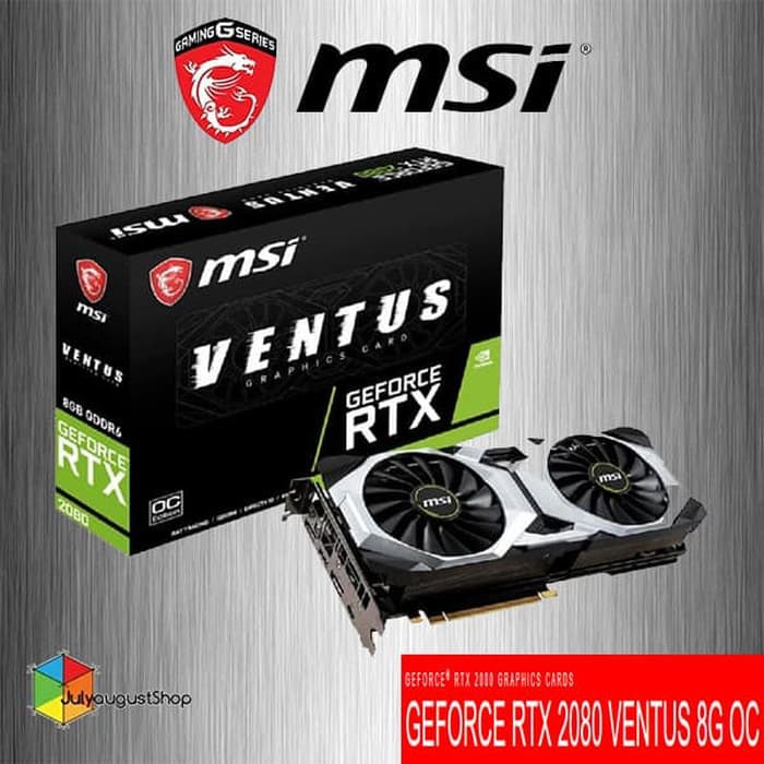 Msi Geforce Rtx 80 Ventus 8g Oc Shopee Indonesia