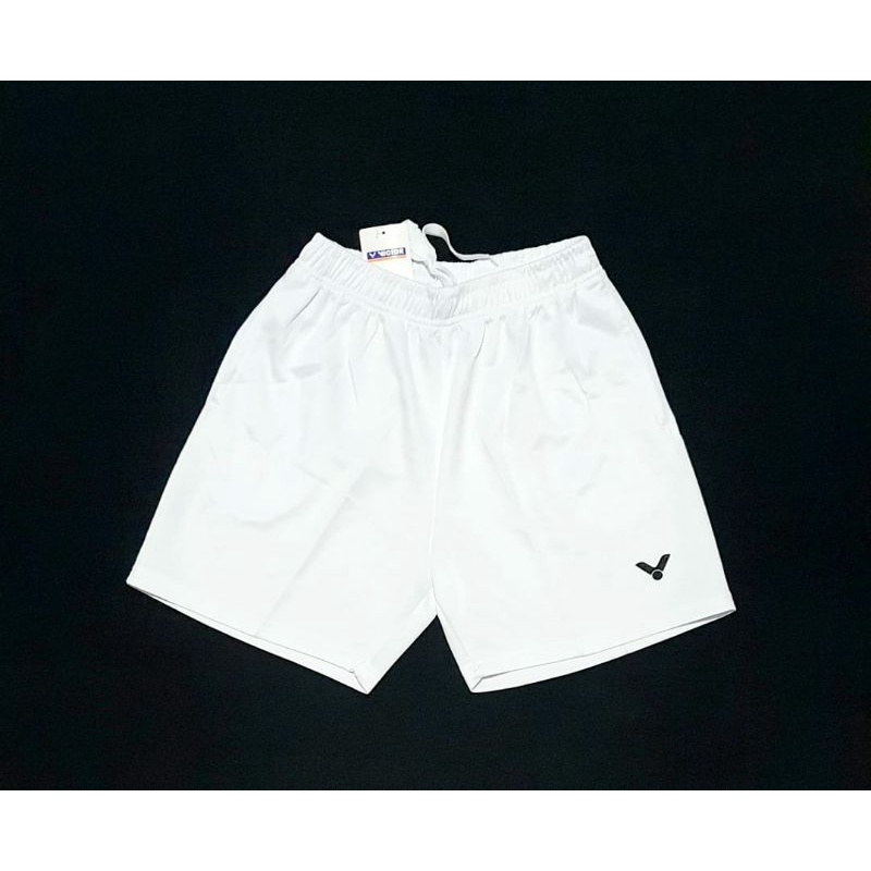 Celana Badminton Victor Import V7037 V022 V708 Crown Collection Hitam putih Navy Celana Olahraga Murah-V7037 Putih