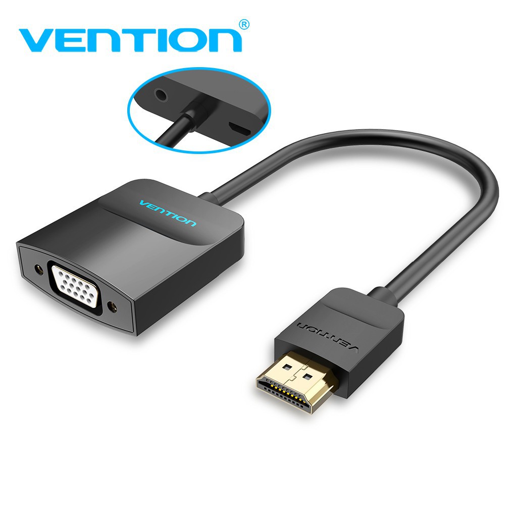 Vention Konverter HDMI To VGA Adapter with Audio USB Cable