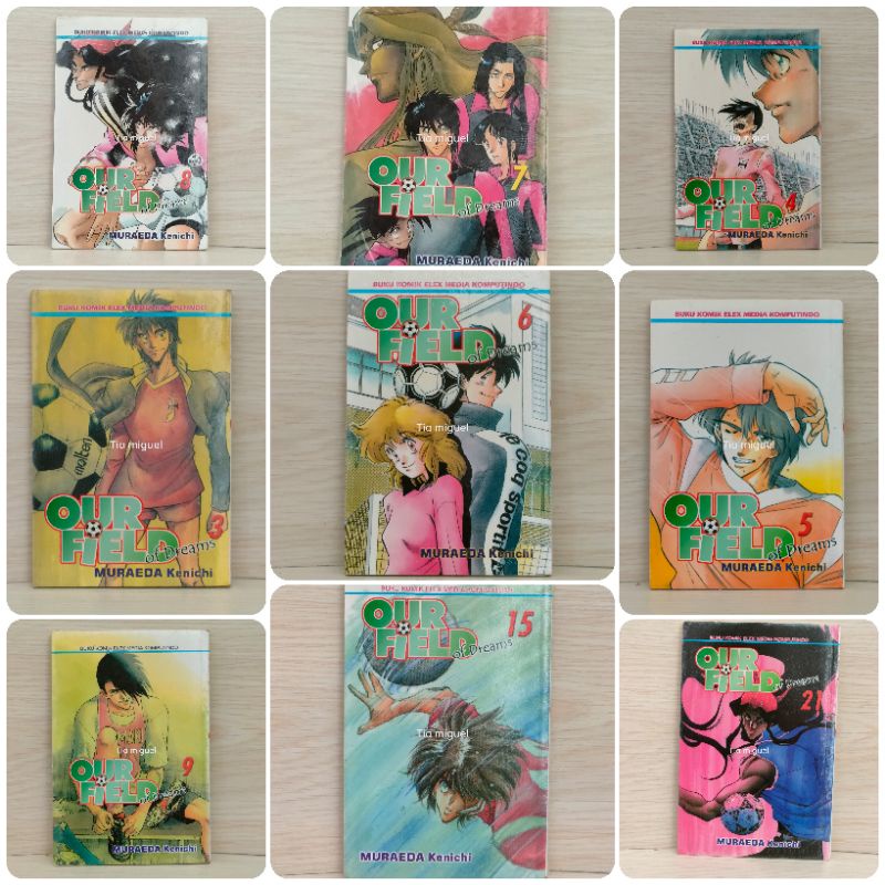 komik our field of dreams vol 2,3,4,5,6,7,8,9,11,15,18,19,21,27