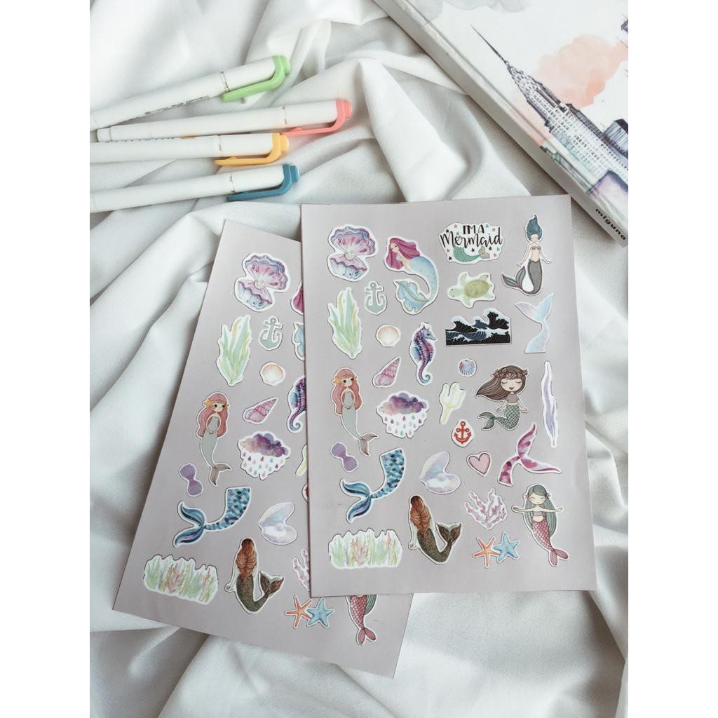 

mermaid sticker set