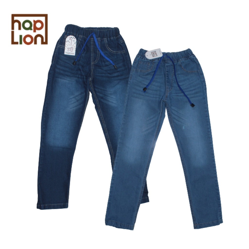 Celana Jeans Anak Laki-Laki Panjang Stretch Whisker 2 -12 Tahun | Haplion Kidswear