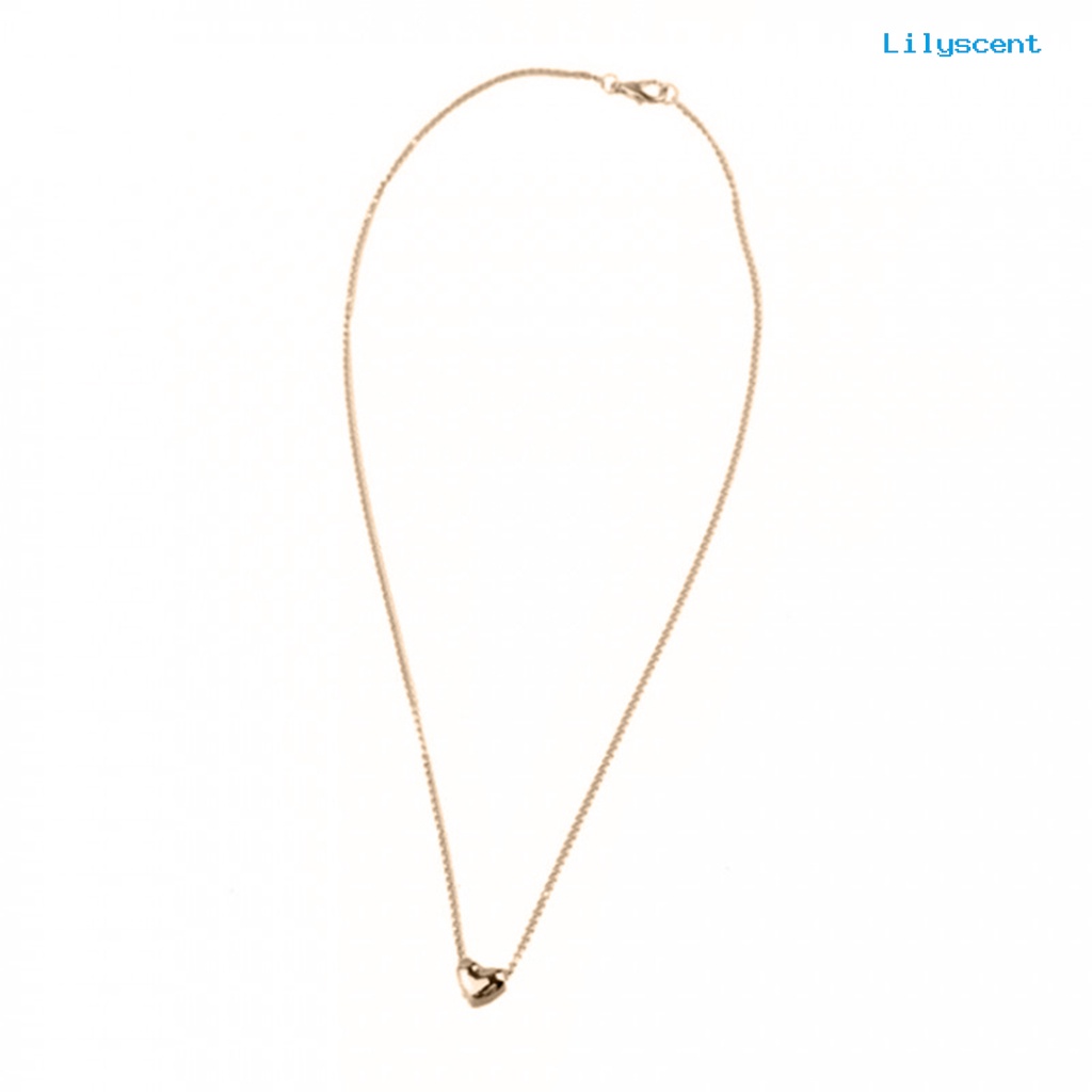 2pcs / Set Kalung Rantai Double Layer Bentuk Hati Bahan Alloy Untuk Kencan