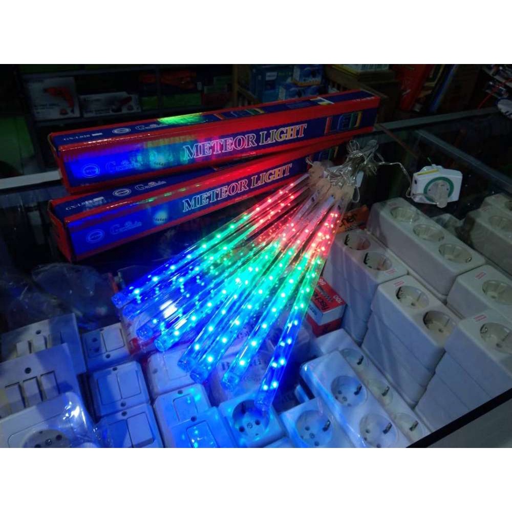 ✨ORIGINAL  Lampu Led tetes / led tetes rgb / led hujan / led lidi / led meteor rgb / lampu layangan 