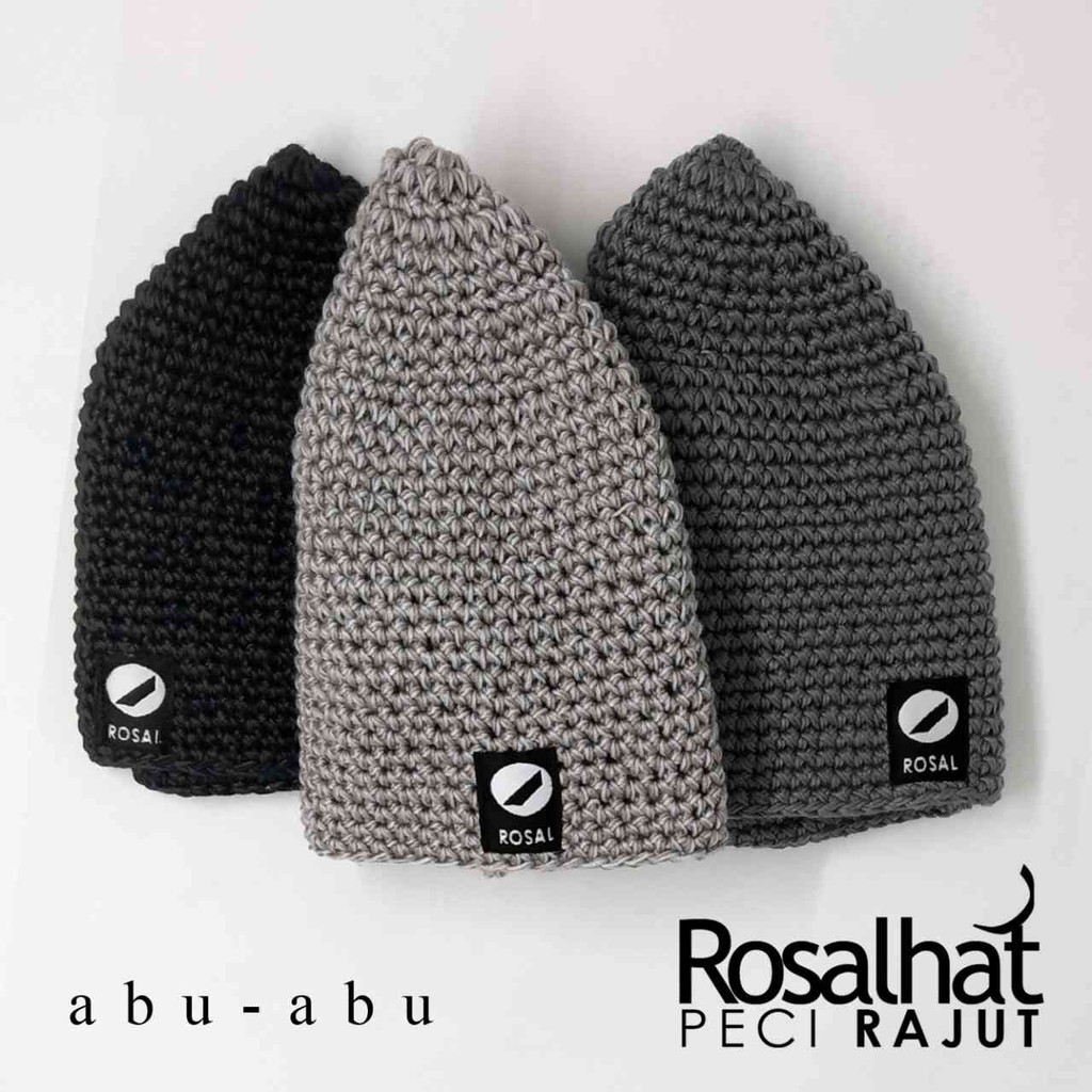 Rosalhat Peci Rajut Niger keren unik original rosal