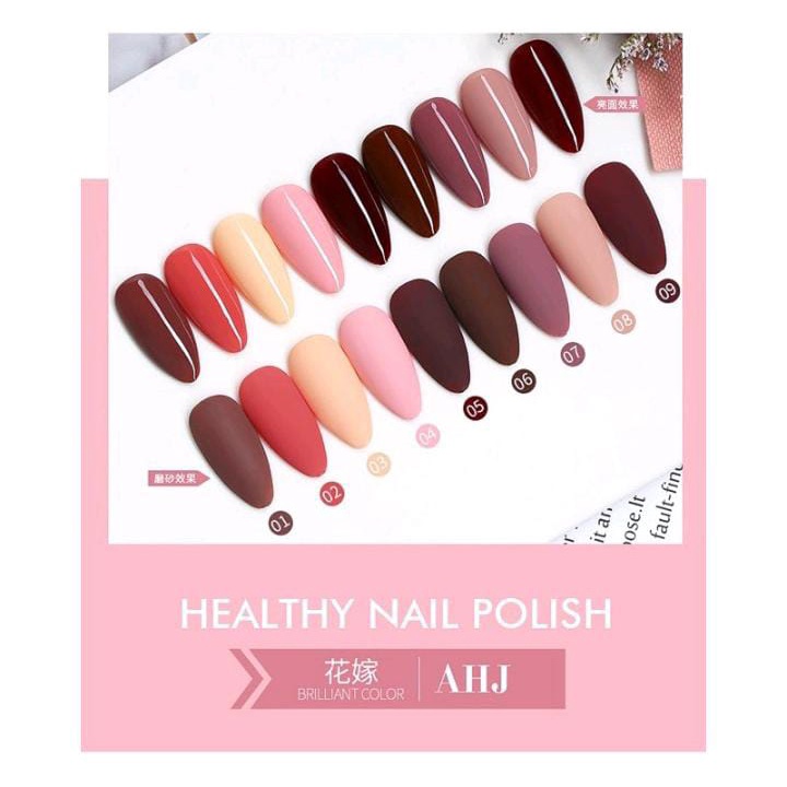 AS GEL 1 SET KUTEK GEL PINK PEACH CHOCO GEL POLISH TAHAN 2 BULAN KUTEK GEL