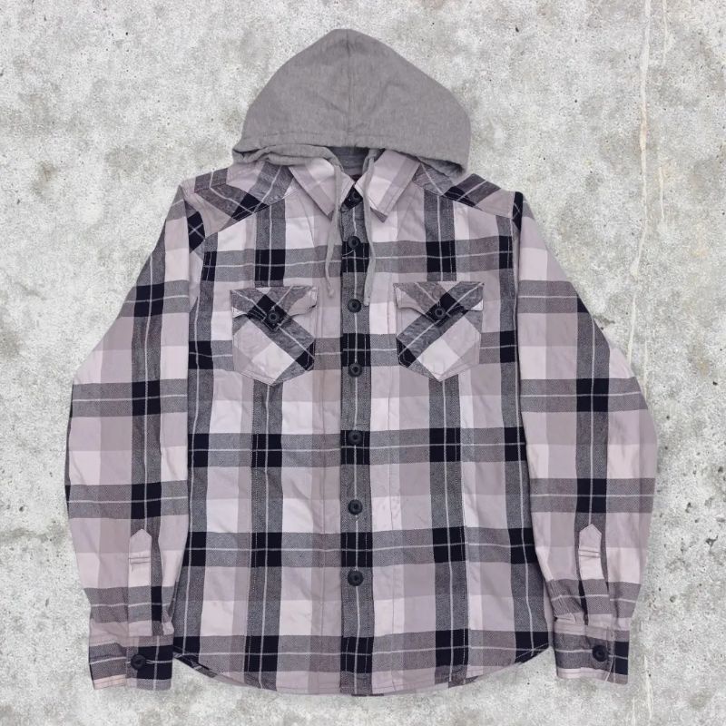 TBJ NEARBY FLANEL HOODIE SECOND