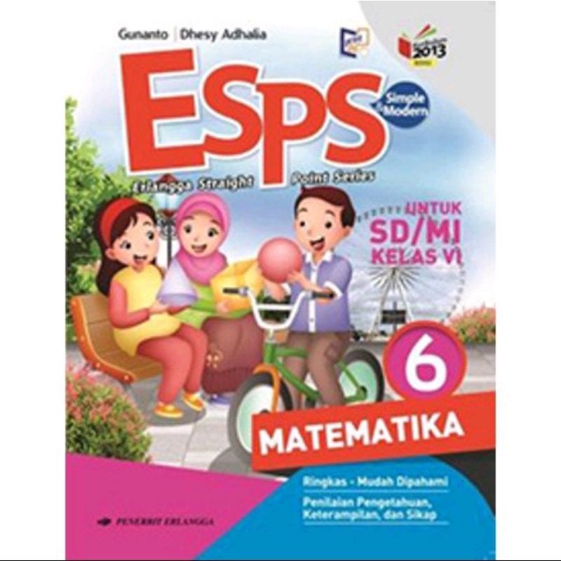 Erlangga - ESPS Matematika Untuk Kelas 1,2,3,4,5,6 SD/MI Kurikulum 2013 Revisi-6