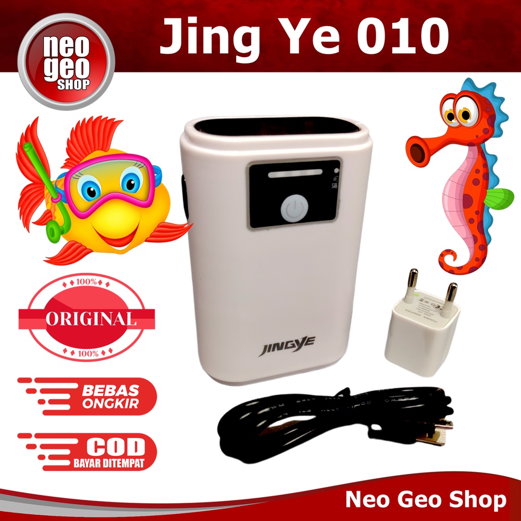 JINGYE JING YE 010 Mesin Pompa Aquarium Aerator AC DC