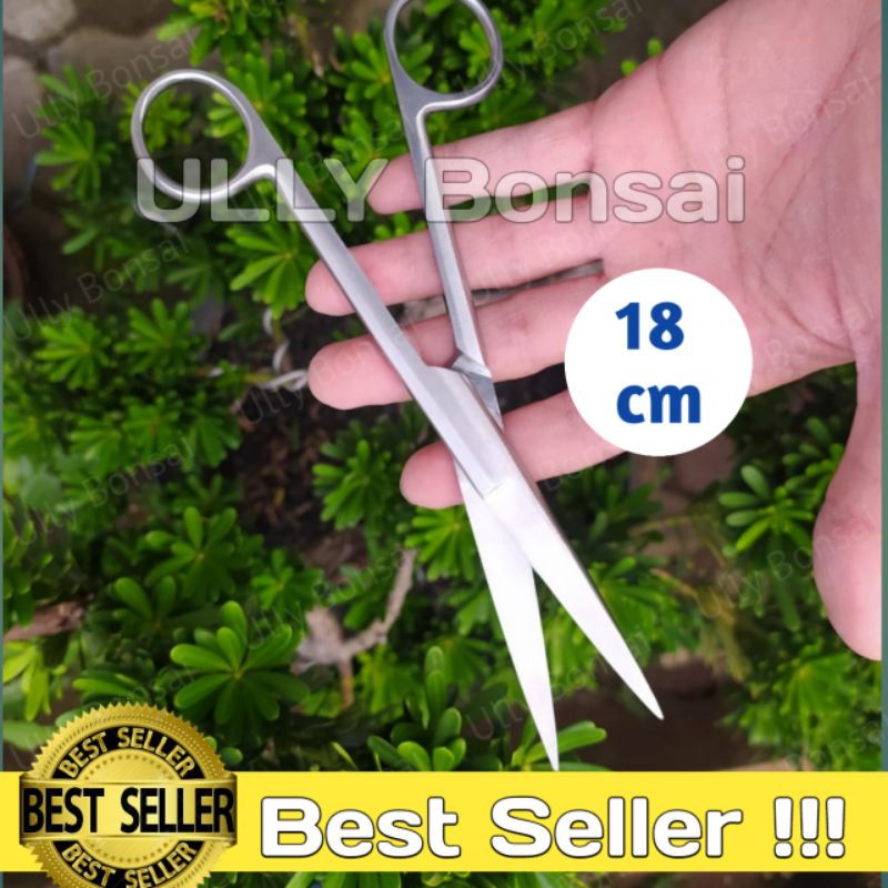 GUNTING PRUNING DAUN BONSAI 18CM