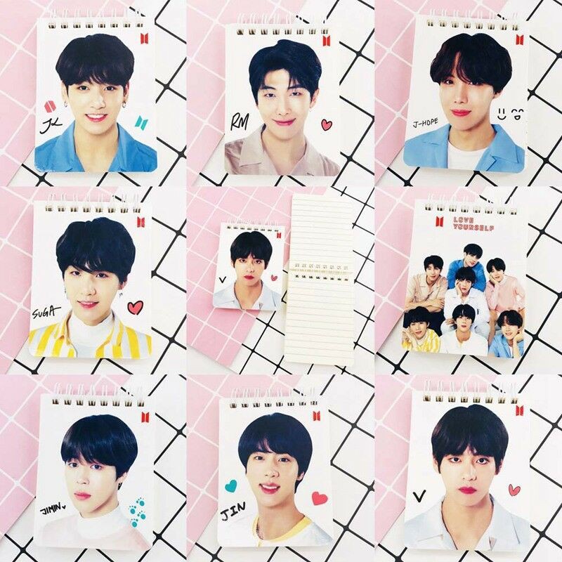 

( BTS ) Yo Yo Store BTS Bangtan Boys Note Book Exercise Book Workbook KPOP JIMIN SUGA Stationery