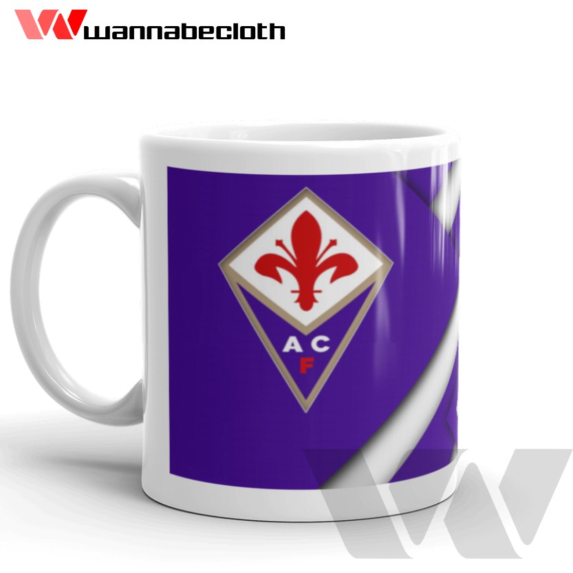 Mug Fiorentina Gelas Fiorentina Mug Bola Gelas Bola Mug Custom Mug Unik Cetak Mug Fiorentina Team