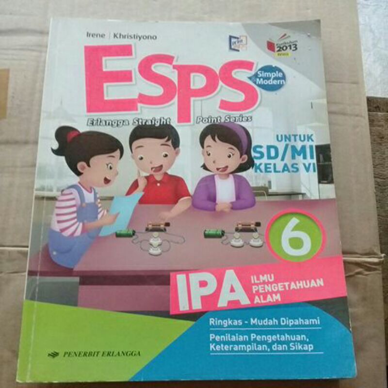 ESPS IPA 6 untuk SD/MI Kelas VI.