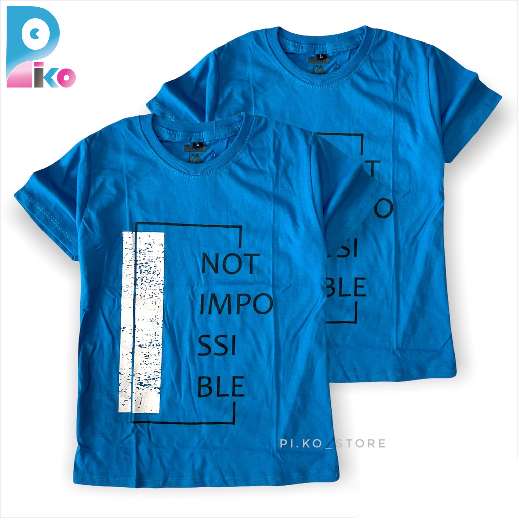 Piko kaos anak usia 1-12 tahun bahan katun kombed