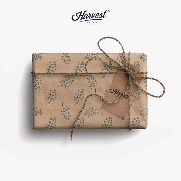 

Paket Kertas Kado & Tag Harvest Eco-Friendly Gift Set - Tiny Leaves