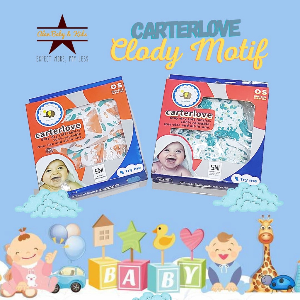 Carterlove Clody Motif - Popok Kain (CRL-CM)