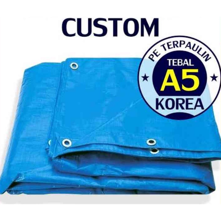 Terpal Tenda A5 Korea Lembaran Custom / Terpal Kandang / Terpal Kolam Custom