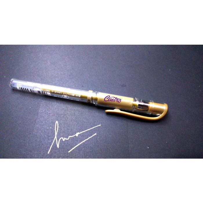 

Uni-ball Signo Broad UM-153 Gold Pen / Gell Pen
